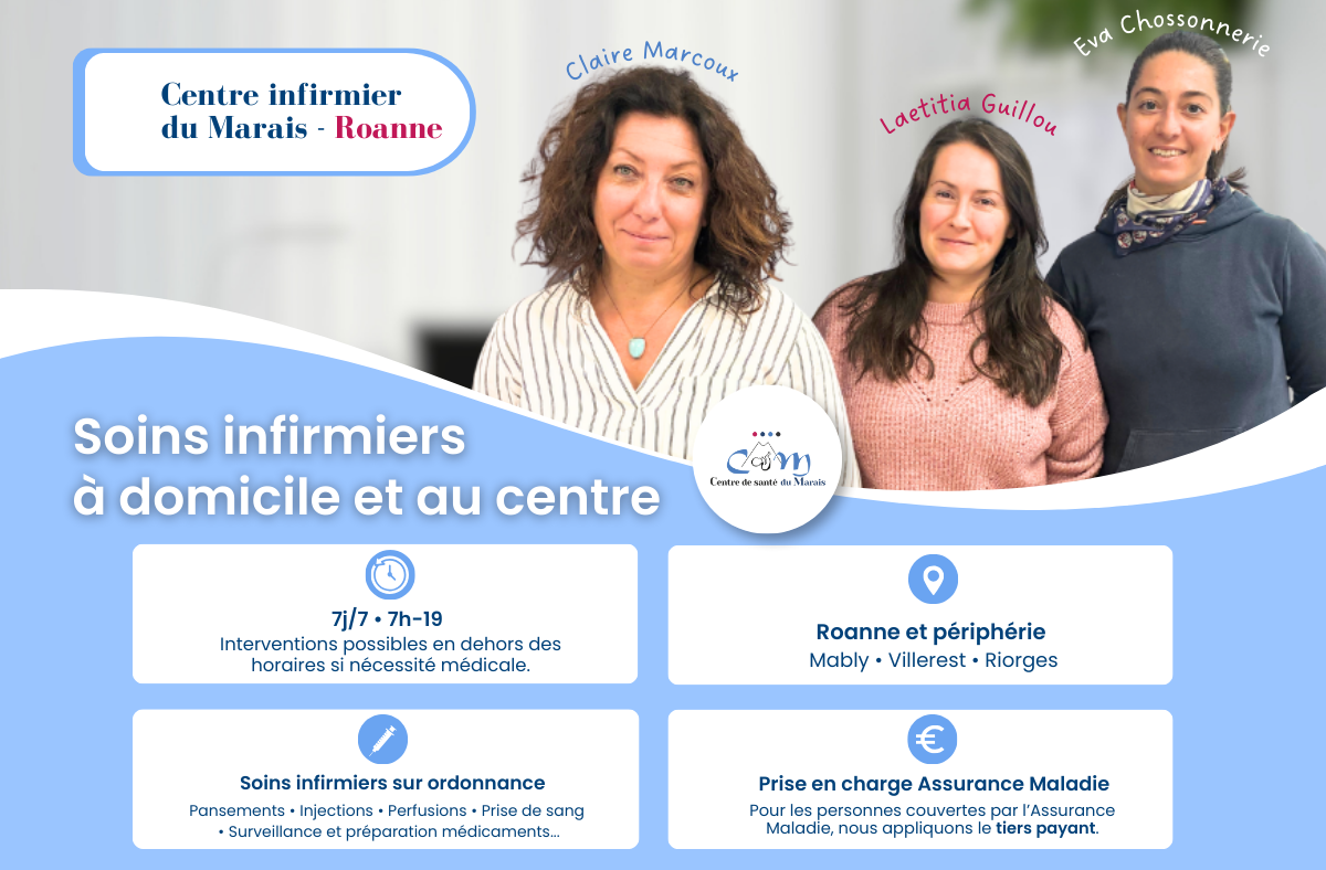 Centre infirmier du Marais à Roanne